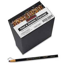 General's Peel and Sketch Charcoal - Class Pack of 72