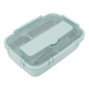 Lunch Box 3 Compartments 304 Stainless Steel Plastic Matching Spoon