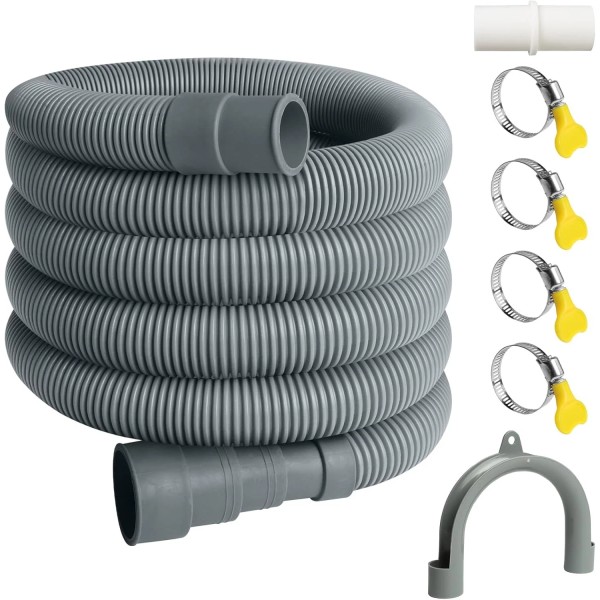 SDLDEER 10FT Washing Machine Drain Hose, Universal Dishwasher Hose 10FT,