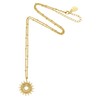 Estella Bartlett Full Sunburst Necklace - Gold Plated