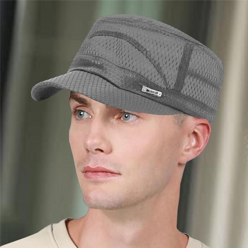 crazy bean Trucker Cap with Mesh Men Women Army Military