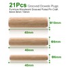 5Plus 21 Pcs Assorted Wooden Dowels – M6, M8, M10