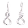 Gold & Silver Small Dangle Earrings for Women, Mixed Metal