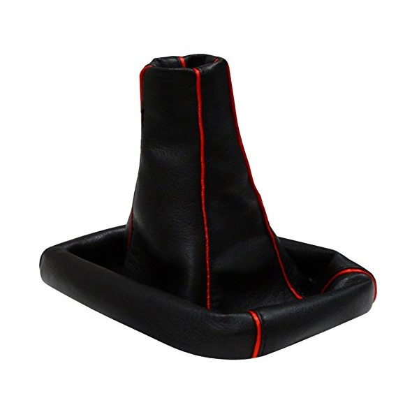 AERZETIX - Gear shift gaiter of faux leather. Color: Black