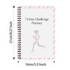 Planner Notebook,75-Day Appointment Organizer | Portable Motivational Goals Tracker for