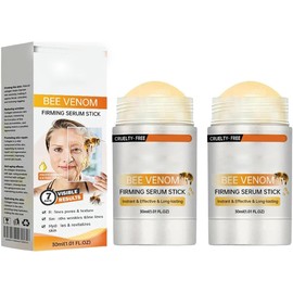 Suero Reafirmante En Barra Con PéPtidos De ColáGeno,Bee Firming Stick Serum,Roll-On De Retinol, Reafirmante En Barra Para Rostro Y Cuello,Restaura La Elasticidad De La Piel,Todo Tipo De Pieles (2PCS)