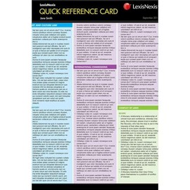 Quick Reference Card: Law of Remedies, 2nd edition
