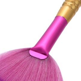 LyDia® Small Mermaid Fishtail Fan - Purple Cheek Blusher/Blending/Face n Body Contour/Highlighter/Bronzer/Dust Makeup Brush
