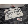 Corvette Skull Decals (2pk) American Flag Racing Stickers C5 C6