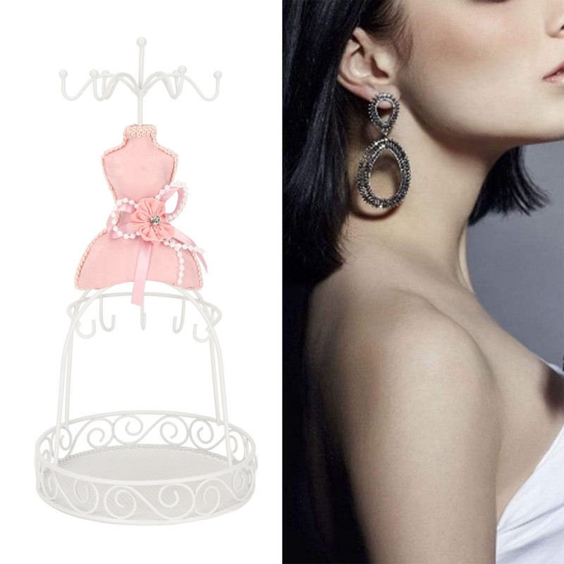 Jewelry Displays Stand Mannequin Princess Model Dress Rack for Hanging
