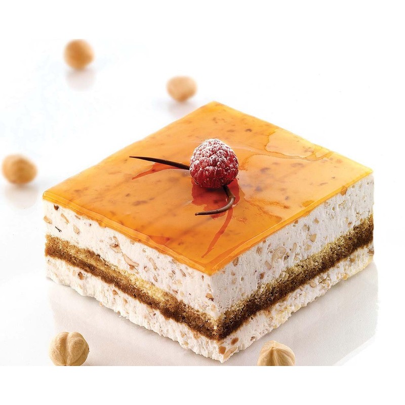 Silikomart TOR180x180 h50 Square Silicone Baking-and-Freezing Mold 7 Inch x