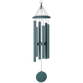 Corinthian Bells by Wind River – 36 inch Green Wind Chime for Patio, Backyard, Garden, and Outdoor Decor (Aluminum Chime) Made in The USA