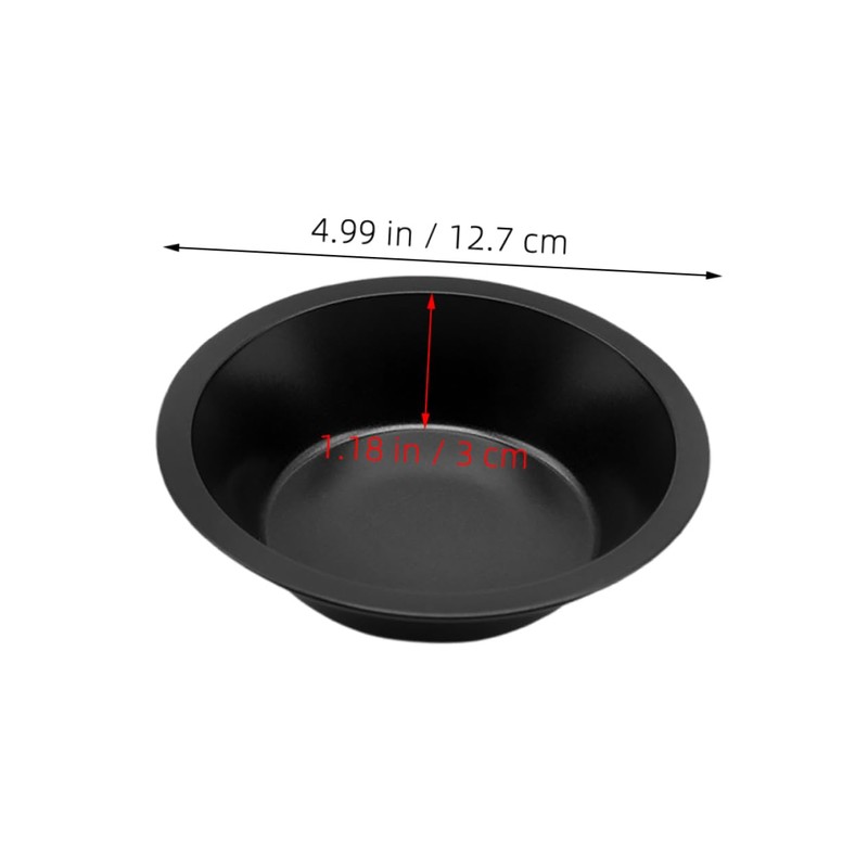 Operitacx 2PCS Small Round Carbon Steel Nonstick Tins for Baking