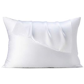 Jaciu 100% Pure Silk Pillowcase,21 Momme Both Side Silk Pillowcases King/Queen/Standard Size Hidden Zippered Mulberry Silk Pillowcase Hypoallergenic Soft Breathable for Hair, Skin and Good Sleep