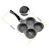 Buecmue Rustless Egg Frying Pan | 4-Cup Nonstick Easy Clean