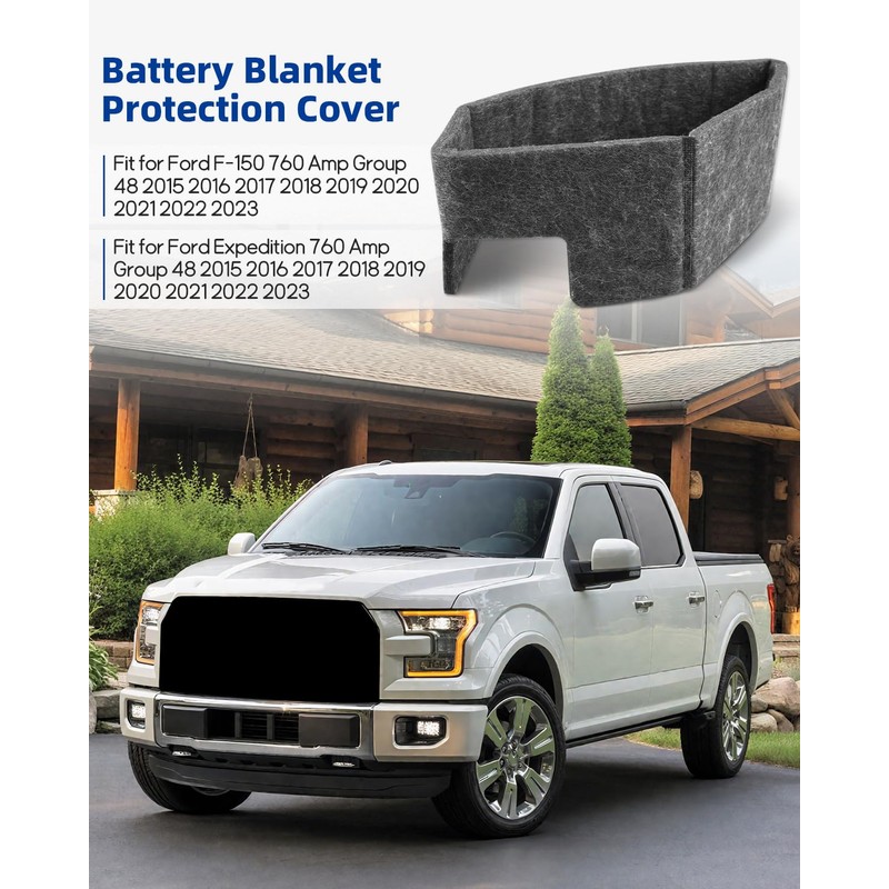 KL3Z-10A687-A Battery Blanket Protection Cover Fit for Ford F150 Expedition