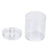 Clear Acrylic Cotton Ball Holder Round Cotton Bud Case Acrylic