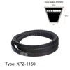 sourcing map XPZ1150 V-Belt Drive Belt 1150 mm Pitch Length