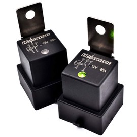 HD Switch -2 Pack- Waterproof Relay w/LED Indicator Replaces Hella 4RD-960388-31 4RD-960 388-22 4RD-960 388-06 4RD96038831 4RD96038822 4RD96038806 12VDC