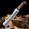 Machete w Sheath for Yard Work, 15'' Full Tang Camping
