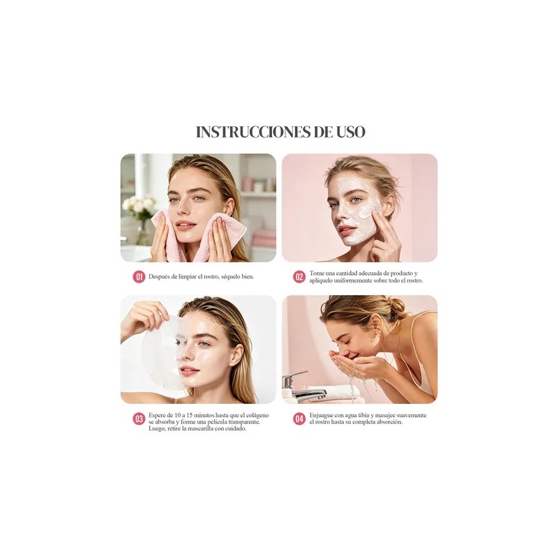Parches Hydrogel Para Ojos Colágeno Anti Ojera Hidratante