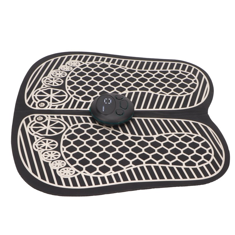 Electric Foot Massage Pad Heating Micro Current Folding Portable USB