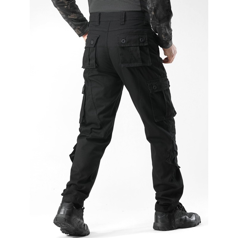 AKHIKING Men's BDU Cargo Tactical Ripstop Casual Lightweight Baggy Military