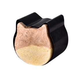 Non Stick Cat Shaped Bread Baking, Unique Shape Design Easy to Use and Clean Aluminized Plate Bread Loaf Pans for Baking (Black #32)