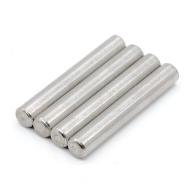 ReplacementScrews Shelf Support Dowel Pins/Pegs Compatible with IKEA Part 101324 (Ivar Bookshelf) - 6x40mm - Plated Steel Pins (Pack of 4)