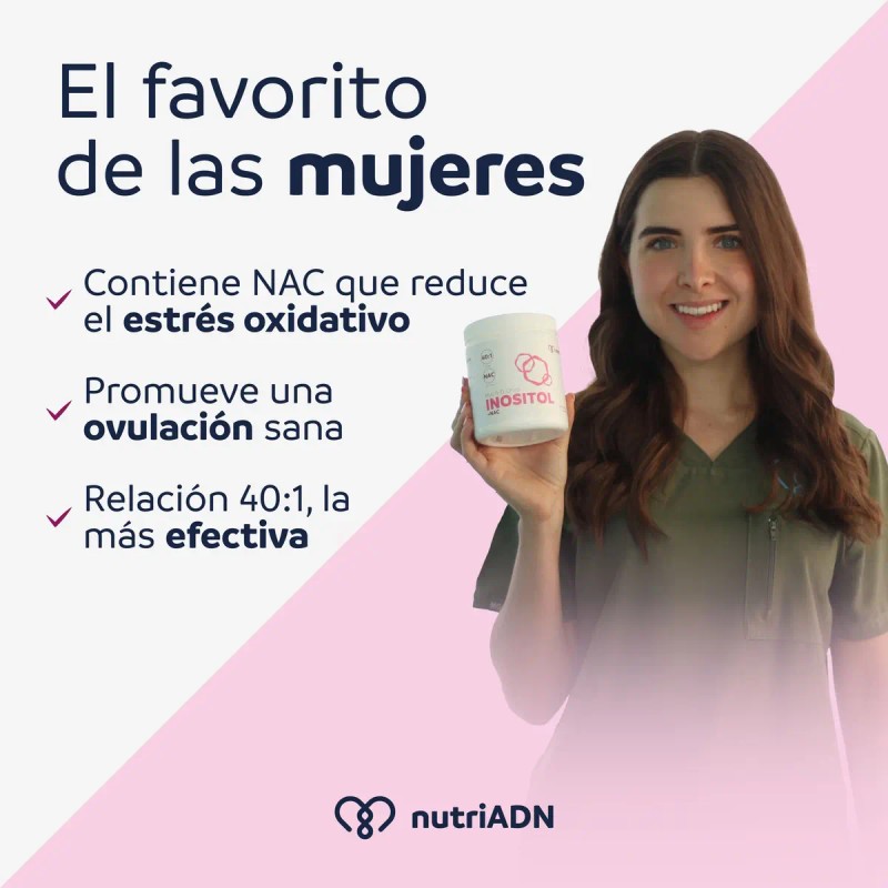 Suplemento Alimenticio Nutriadn Inositol Myo Chiro Nac 300g Sabor