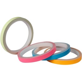 Blue Self Adhesive Fishing Rod Luminous Tape Waterproof Fluorescent Tape Safety Warning Stickers Night Fishing Tool Cuttable Fishing Rod Luminous Tape Rods and Accessories Waterproof Fishing Rod Tape