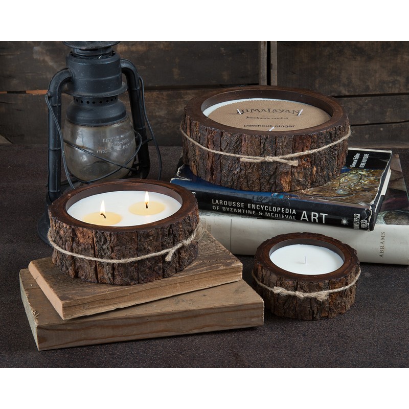 Himalayan Candles Tree Bark Candle, 9 oz., Ginger Patchouli
