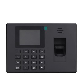 360 Degree Fingerprint Attendance Machine Voice Prompt, Smart Time Clock for Office Employee (US Plug)