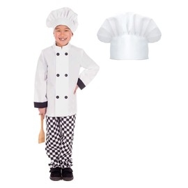 Fun Shack Chef Costume For Kids, Kids Chef Costume, Chef Outfit For Kids, Chef Costume Boys, Chef Kids Costume, Large