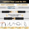 Metal Garden Hose 75FT Stainless Steel Heavy Duty Flexible Lightweight