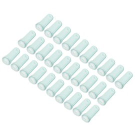 PATIKIL Floral Water Tubes with Cap, 50 Pcs 0.6" ID x 1.6" Plastic Bottle for Plants Flower Arrangement, Green
