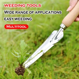 WASYPLSFOI Garden Shovel Weeder Lawn Pitch Weed Puller Hand Small Garden Tool for Gardening
