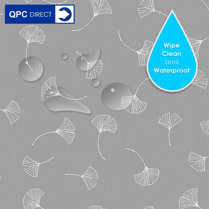 QPC Direct Dandelion Linen Effect PVC Oilcloth Table Cover Vinyl