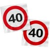 Folat 28374 Tovaglioli 40 anni- Segnali stradali 40-33 x 33