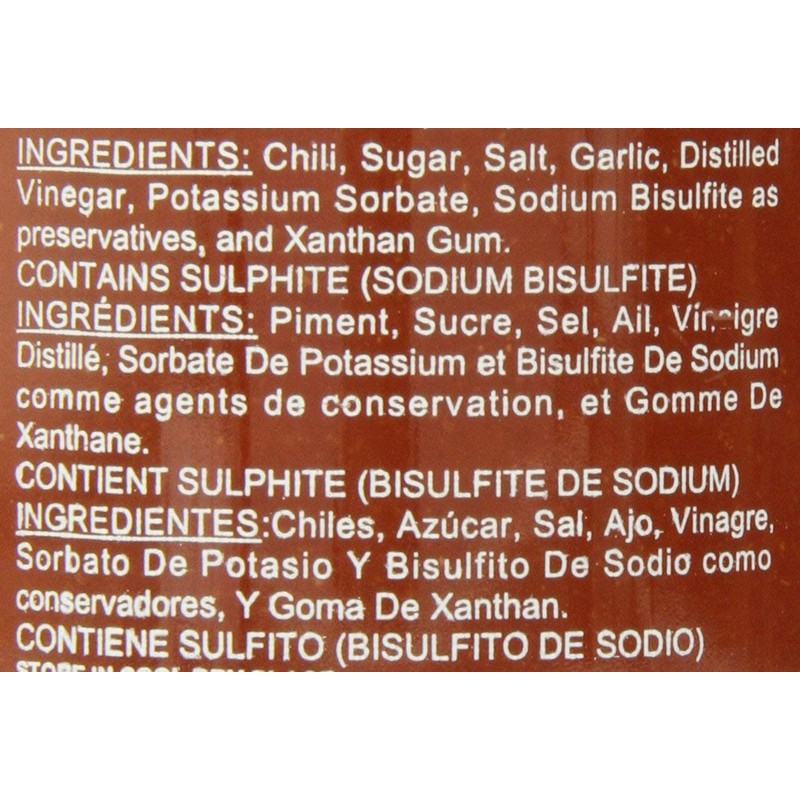 Tuong Ot Sriracha Hot Chili Sauce 28oz