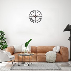 14 Inch Modern Wall Clock, Kitchen Clocks Wall Battery Operated, Silent Analog Large Wall Clock for Living Room/Bedroom/Dining Room Decor