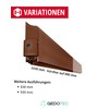 Gedotec Lowerable Floor Seal, Brown, 1 Piece Door Seal Bottom