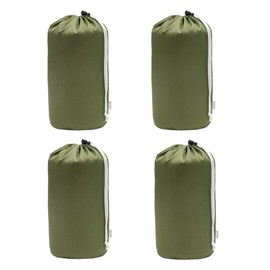 Augbunny Durable Drawstring Water Resistant Dust Flap Stuff Sack Bag 4-Pack