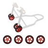 MOTO4U Motorcycle Stand Wheels Replacement for Front Lift Stand Rear
