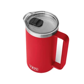 YETI Rambler 34 oz Pitcher, Vacuum Insulated, Stainless Steel with MagSlider Lid, Rescue Red