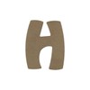 Letter H 8cm x 6mm Gomille ECO MDF
