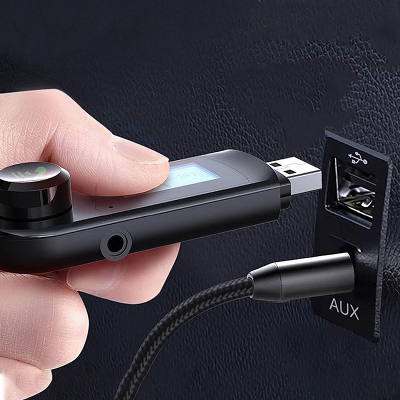 Bluetooth Transmitter Receiver Multifunctional 3D Stereo Sound Built in Mic