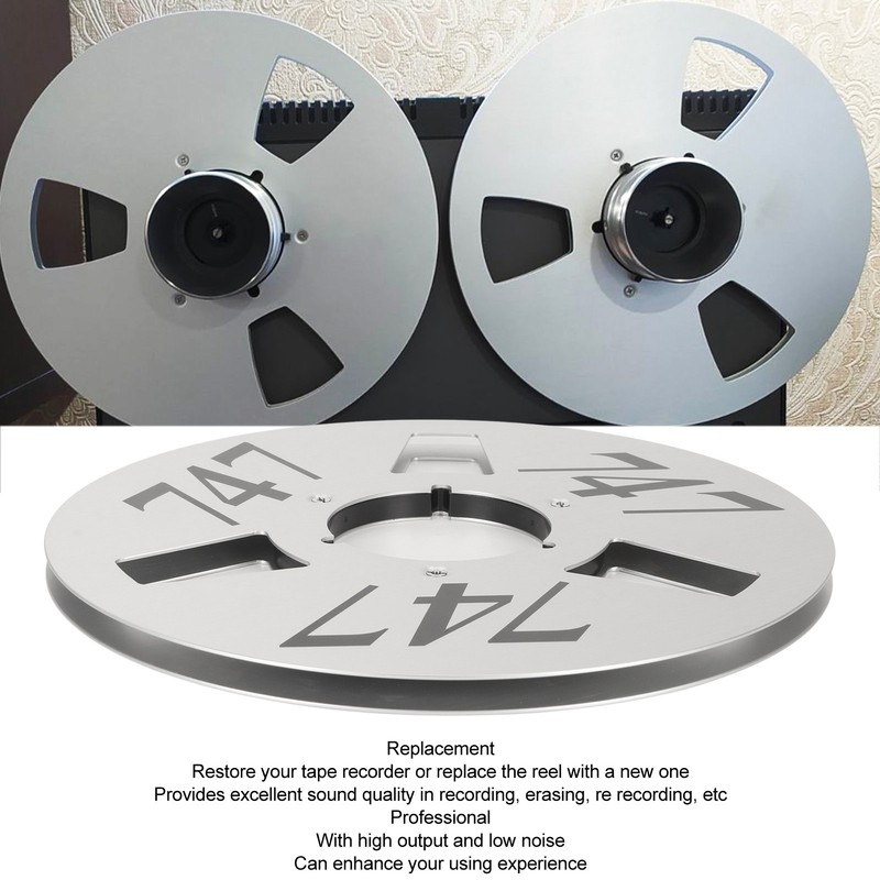 1/4 10.5 Inch Empty Tape Reel 3 Hole Aluminum Alloy