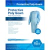 MedPride 100ct. Impervious Protective Poly Gown W/Thumb Hook Level 3