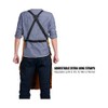 RAParts Woodworking Aprons Welding Thick Leather Apron for Men Big